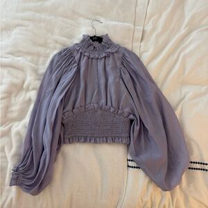 Elliatt Lavender Ruffled Blouse